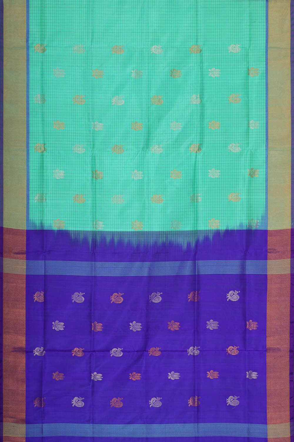 Uppada Silk Light Sea Green Saree