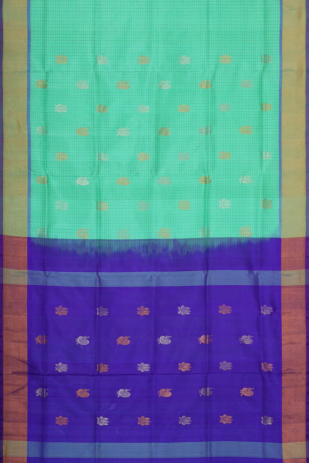 Uppada Silk Light Pista Green Saree