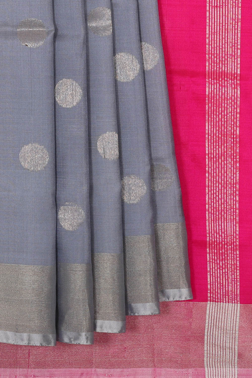 Uppada Silk Grey Saree