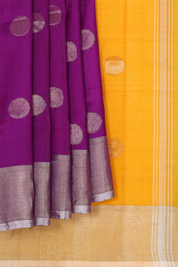 Image of Uppada Silk Purple Saree