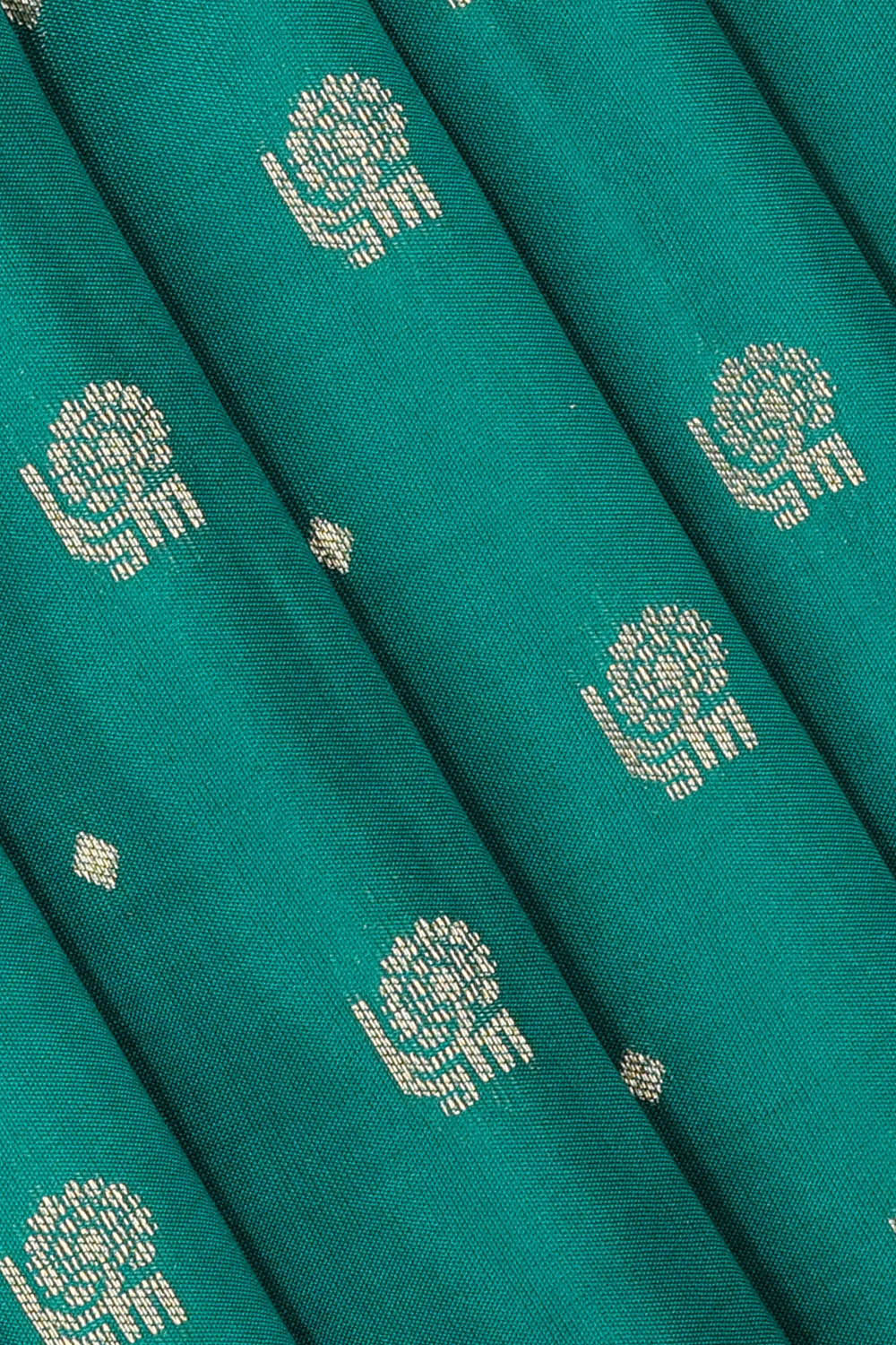 Teal Green Silk Saree