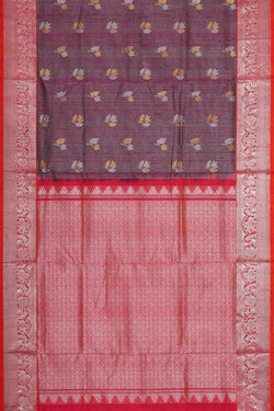 Image of Venkatagiri Silk Dark Magenta Saree