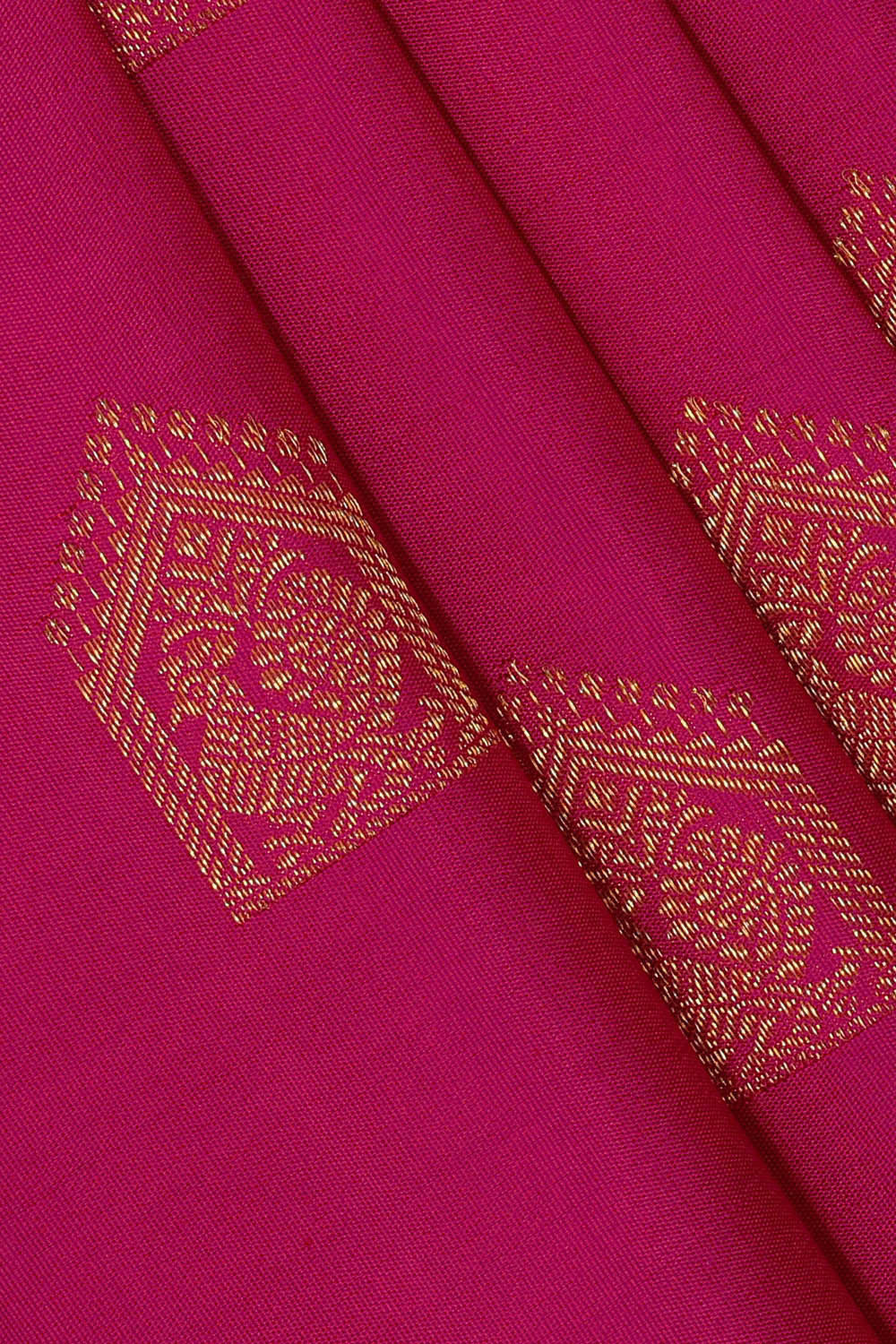 Image of Kanchipattu Rani Pink Brocade Saree