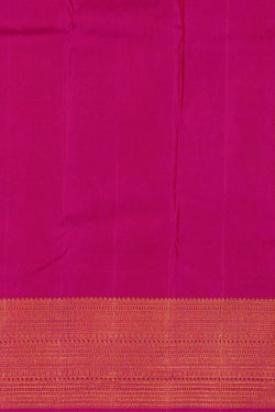 Image of Kanchipattu Rani Pink Brocade Saree