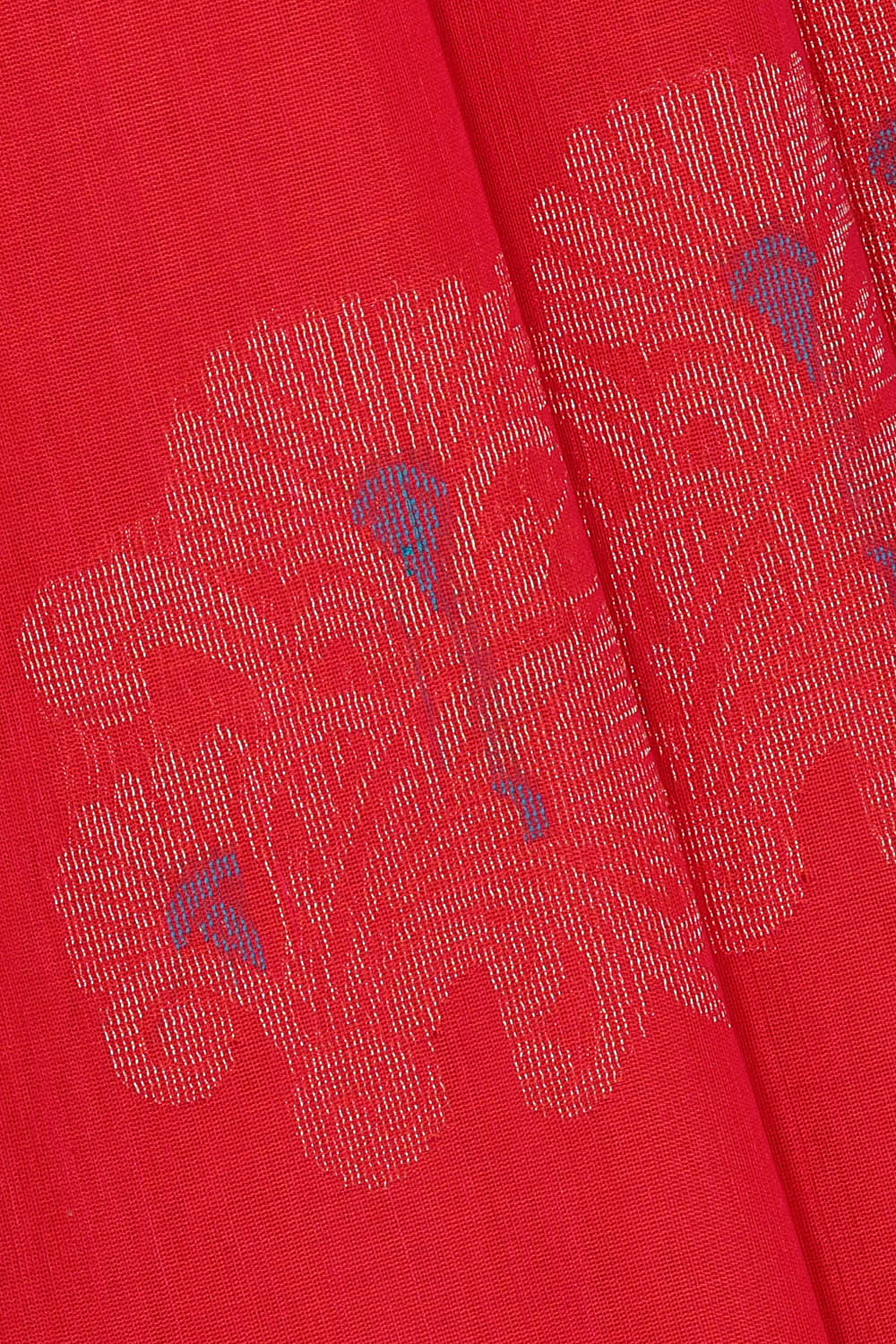 Image of South Cotton Silk Pink Saree