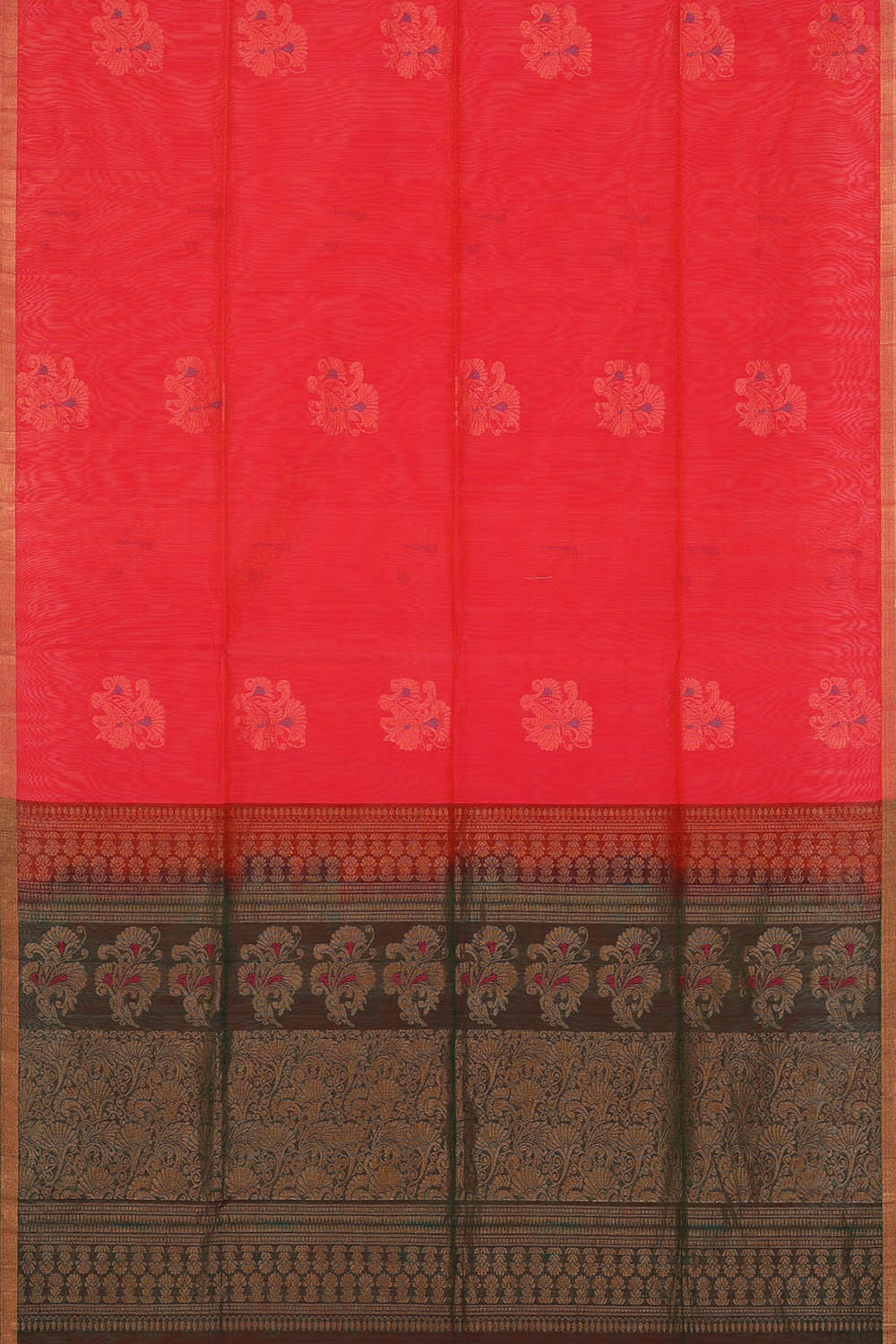 Image of South Cotton Silk Pink Saree
