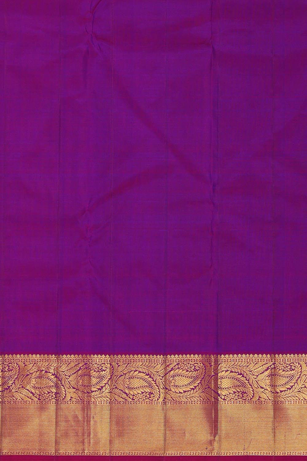 Arani Silk Peacock Blue Saree