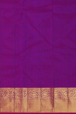 Image of Arani Silk Peacock Blue Saree