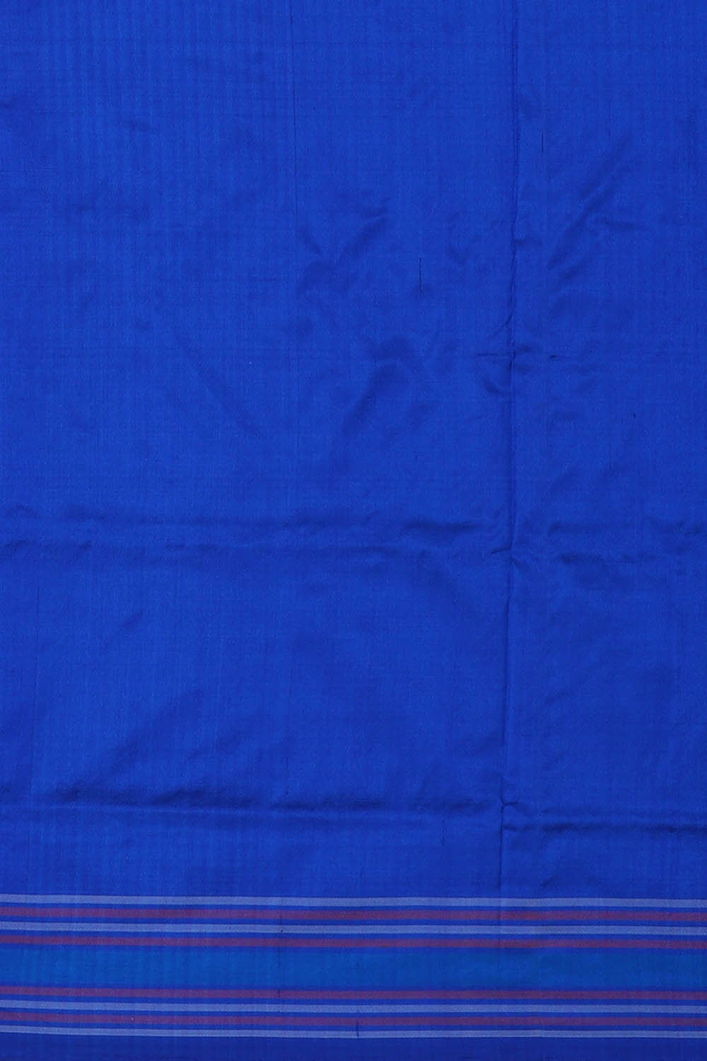 Ikat Silk Royal Blue Saree