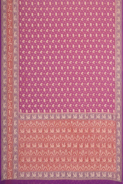 Image of Banarasi Georgette Onion Pink Saree