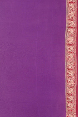 Image of Banarasi Georgette Onion Pink Saree