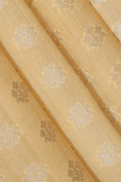 Image of Banarasi Chiniya Silk Cream Saree