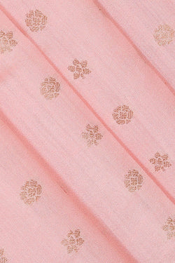 Image of Banarasi Chiniya Silk Light Peach Saree