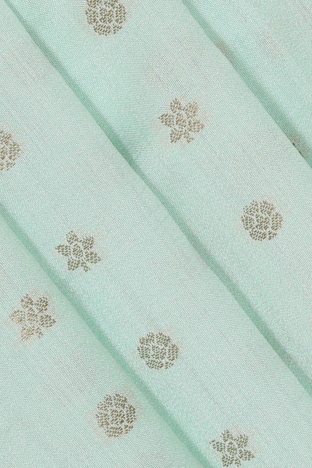 Banarasi Chiniya Silk Ice Blue Saree