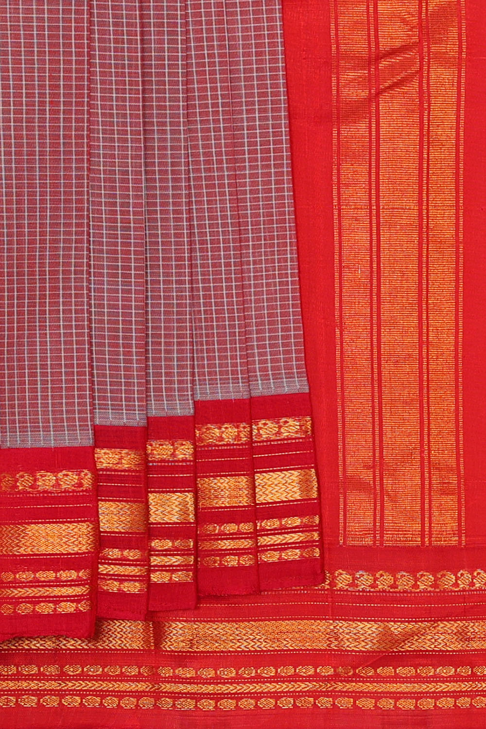 Image of Onion-Pink Cotton Saree