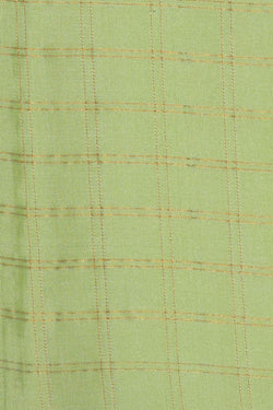 Image of Gadwal Silk Light Pista Green Saree