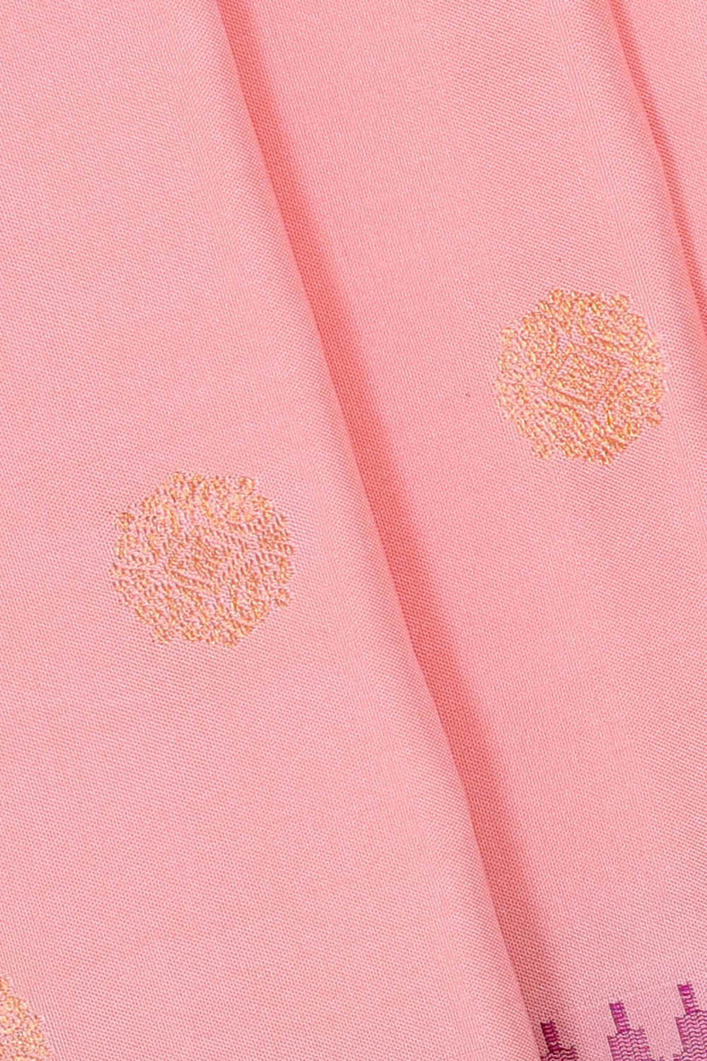 Gadwal Silk Soft Pink Saree