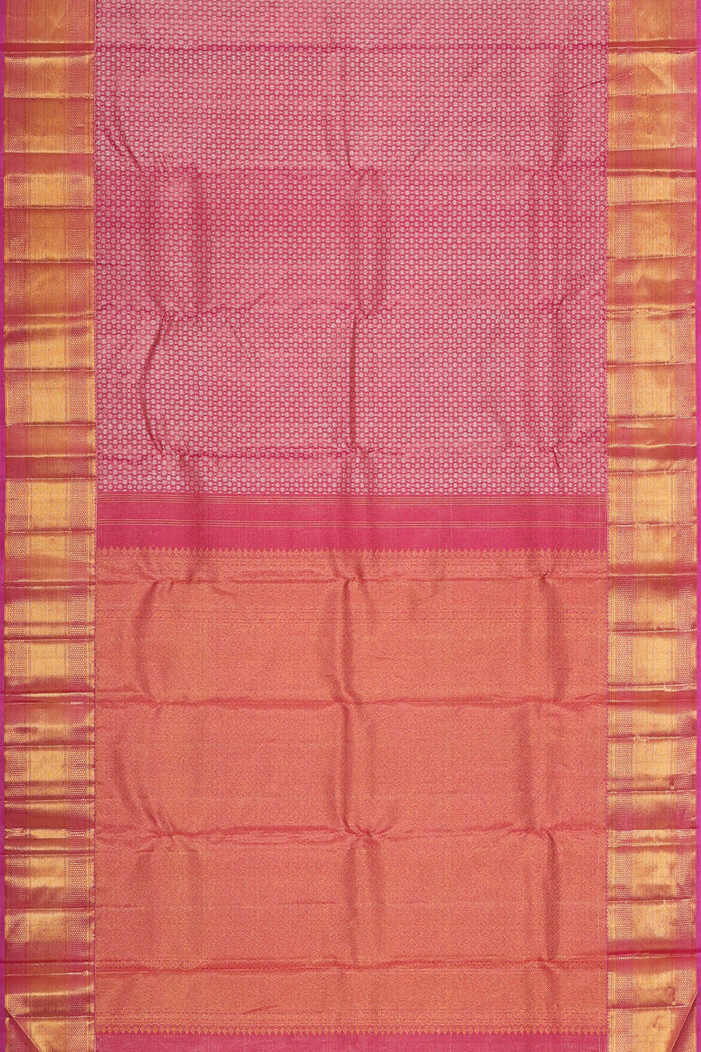 Kanchipattu Pink Tissue Brocade Saree