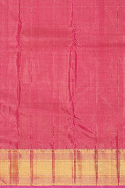 Image of Kanchipattu Pink Tissue Brocade Saree