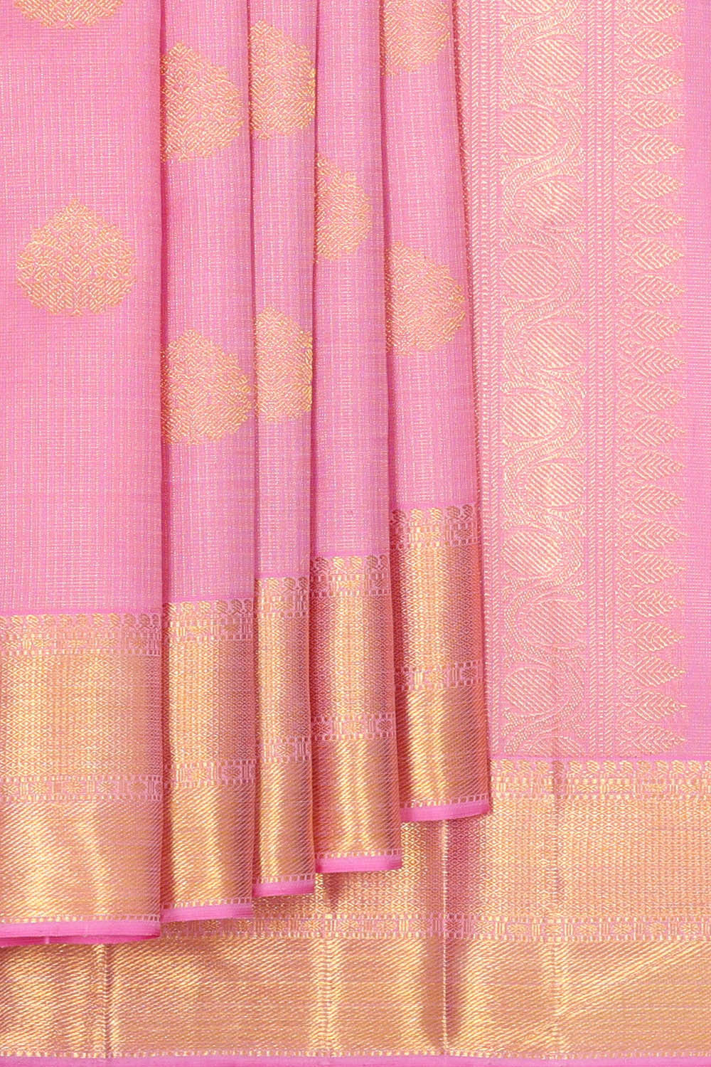 Image of Arani Silk Soft Pink Saree