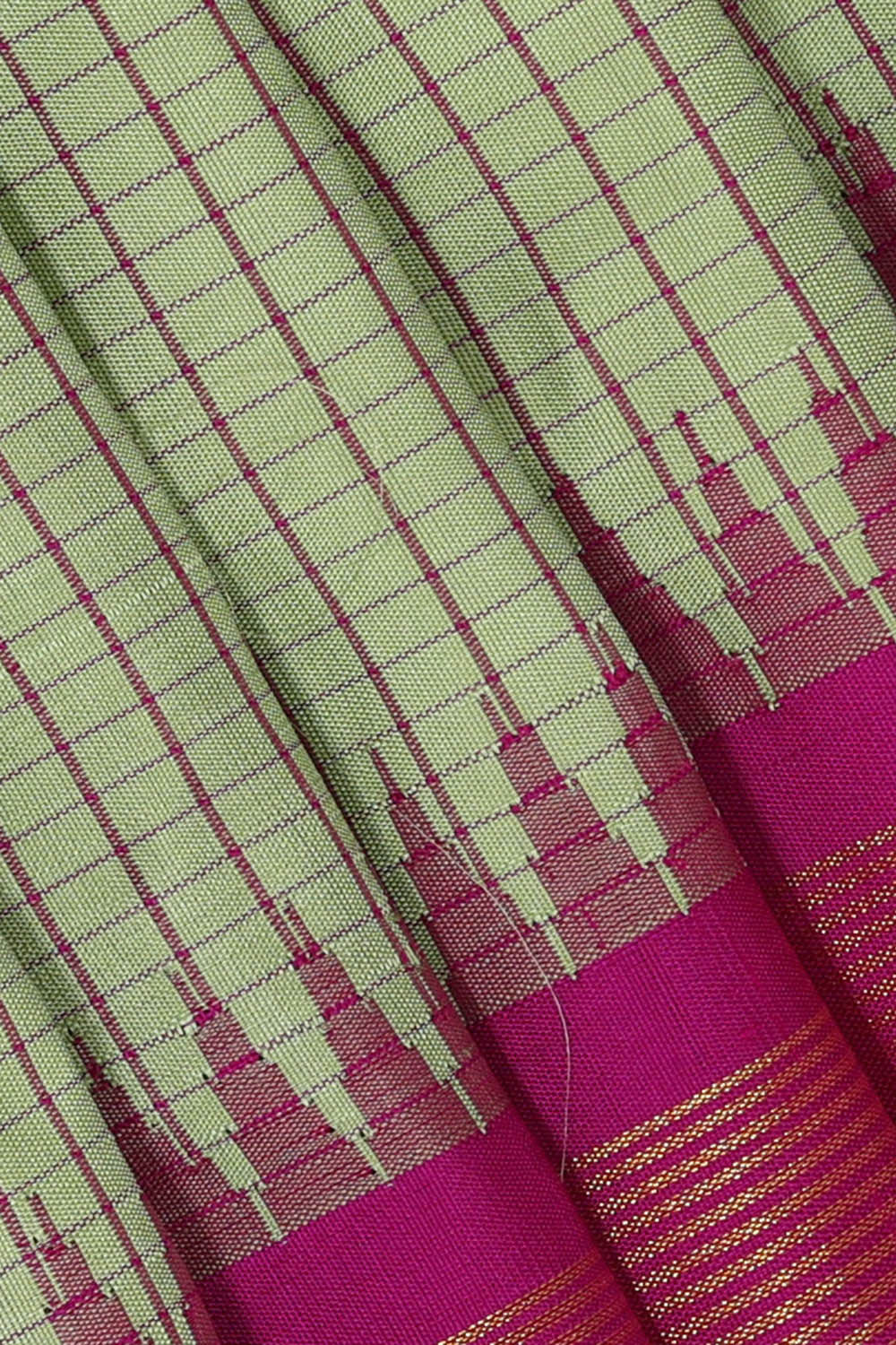 Arani Silk Light Pista Green Saree