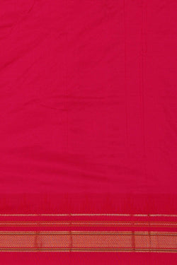 Image of Narayanpet Silk Bottle Green Saree