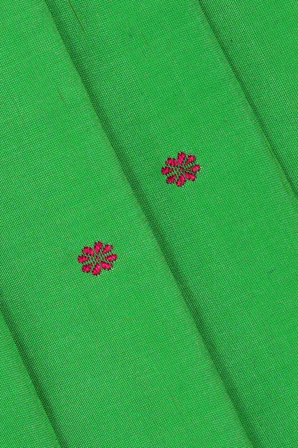 Image of Narayanpet Silk Green Saree