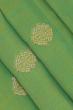 Image of Gadwal Silk Light Green Saree