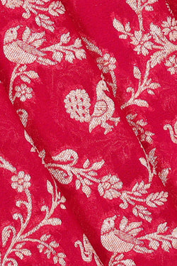 Image of Banarasi Georgette Red Saree