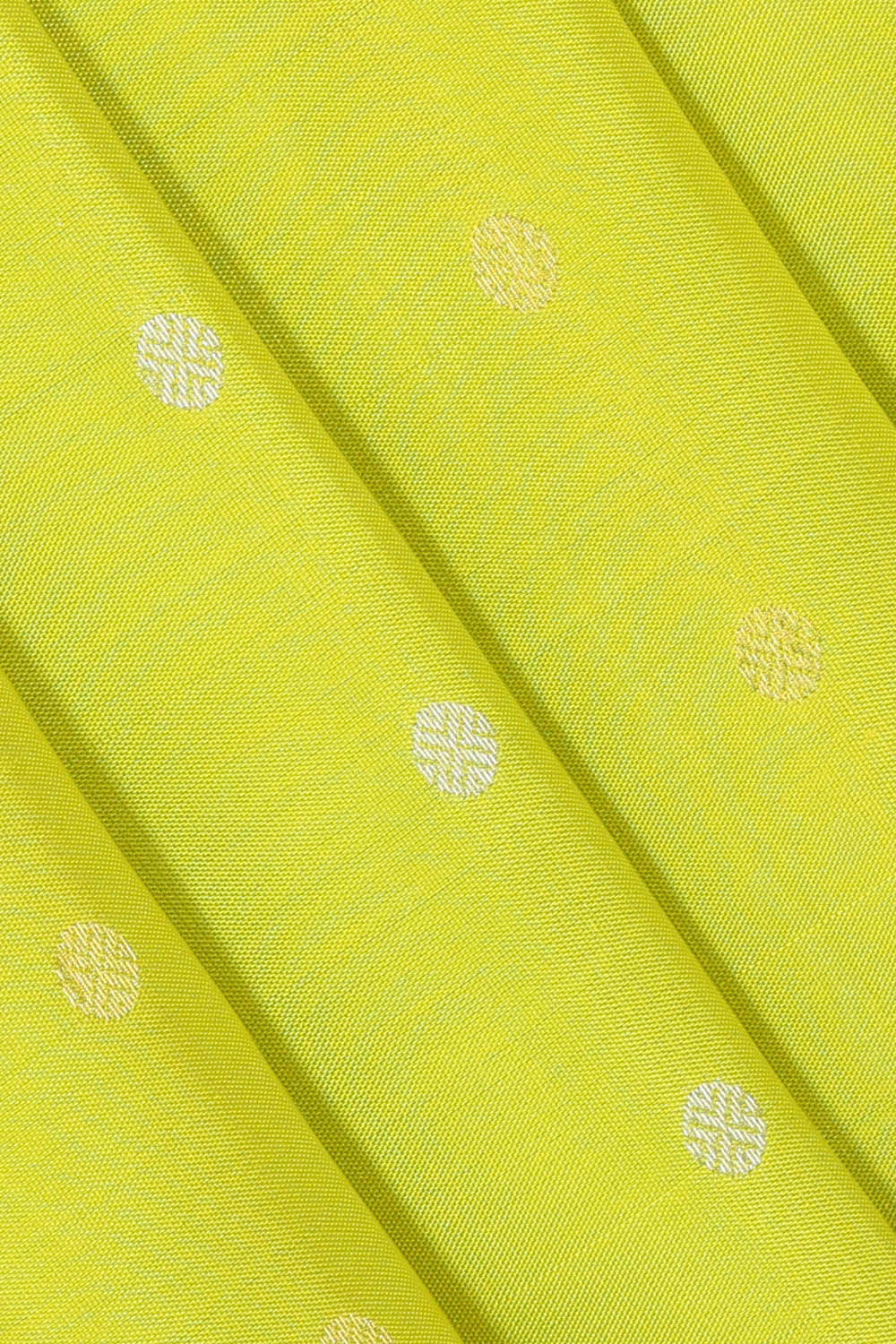 Kanchipattu Lemon Green Brocade Saree