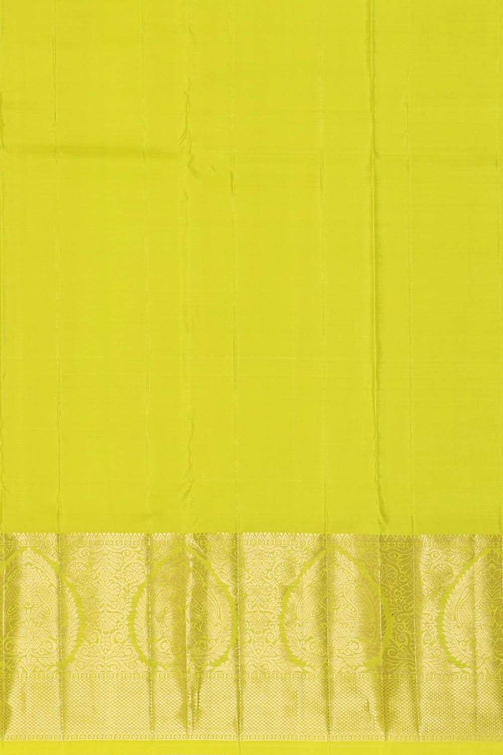 Kanchipattu Lemon Green Brocade Saree