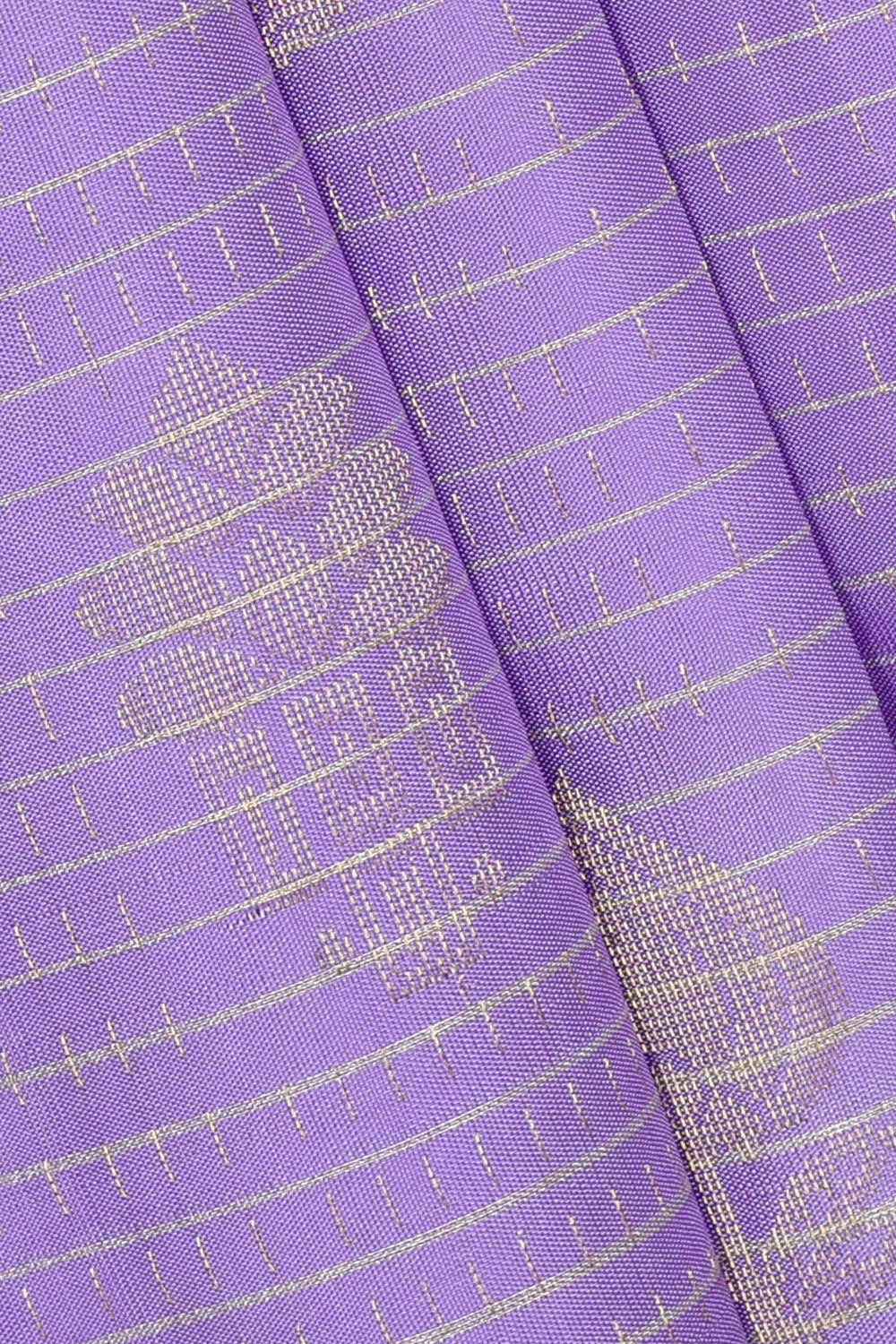 Kanchipattu Lavender Brocade Saree