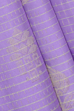 Image of Kanchipattu Lavender Brocade Saree