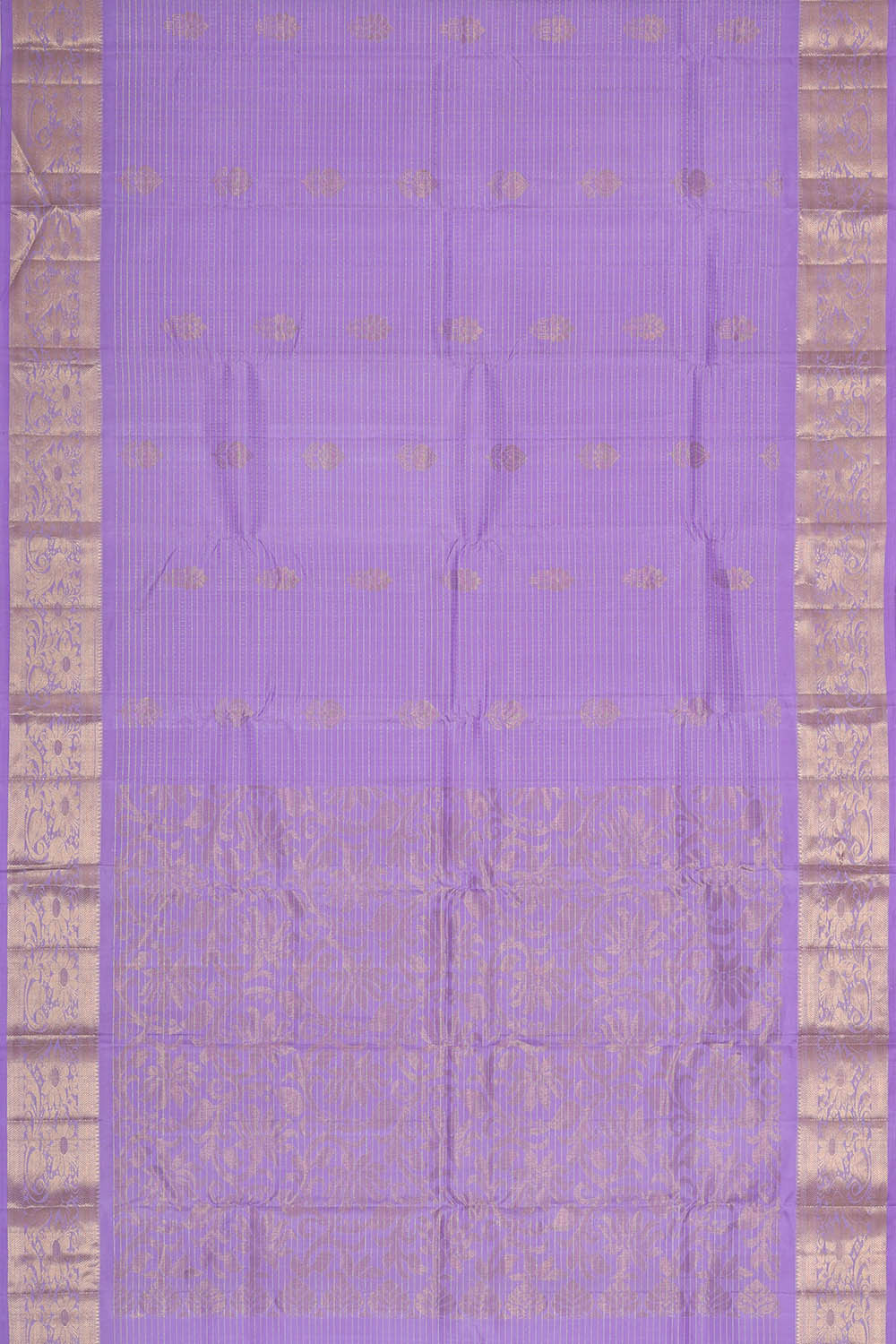 Kanchipattu Lavender Brocade Saree