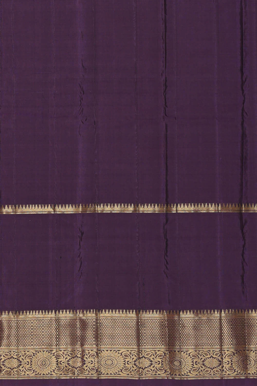 Kanchipattu Violet Brocade Saree