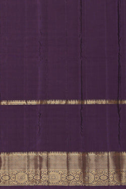 Image of Kanchipattu Violet Brocade Saree