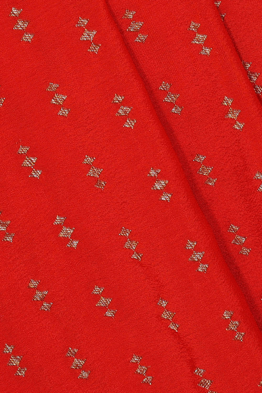 Banarasi Crepe Orange Saree