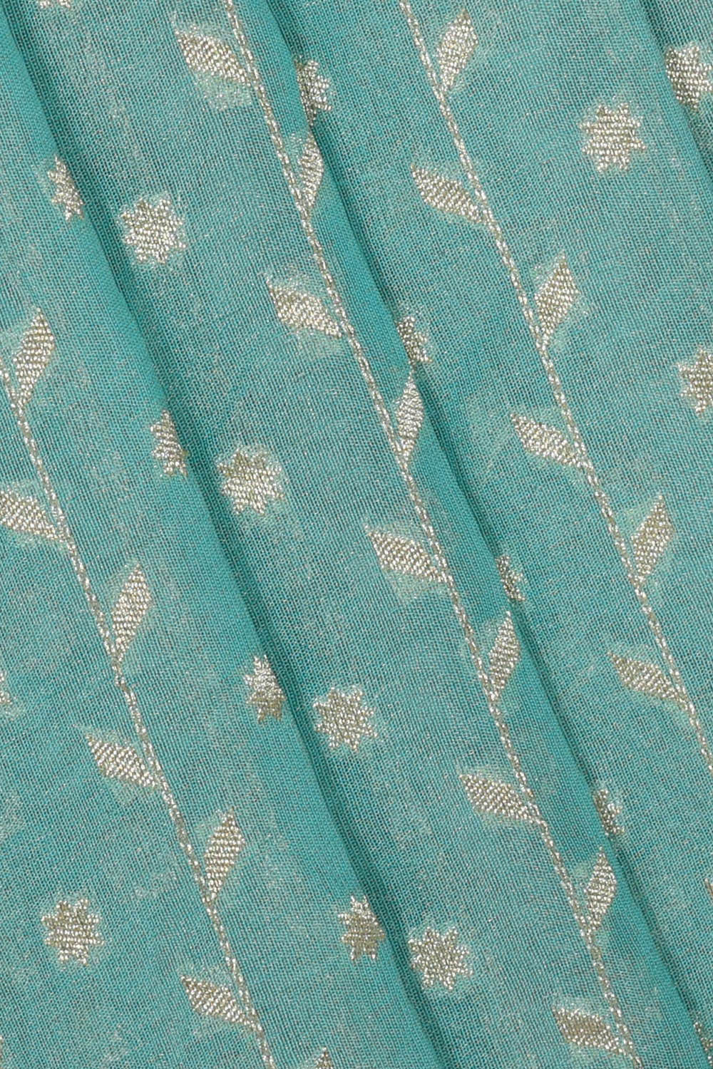 Banarasi Georgette Light Blue Saree