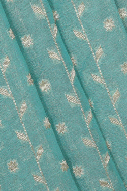 Image of Banarasi Georgette Light Blue Saree