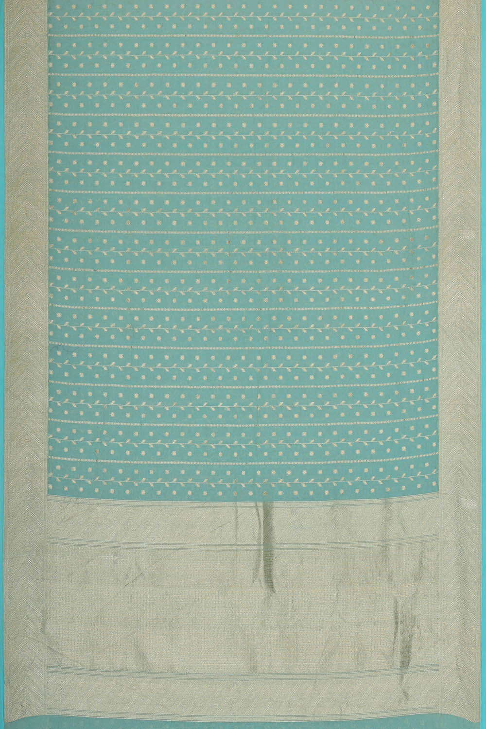 Banarasi Georgette Light Blue Saree