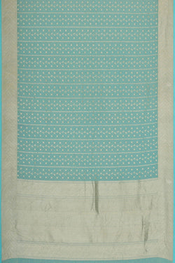 Image of Banarasi Georgette Light Blue Saree