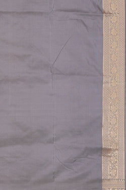 Image of Banarasi Silk Grey Saree