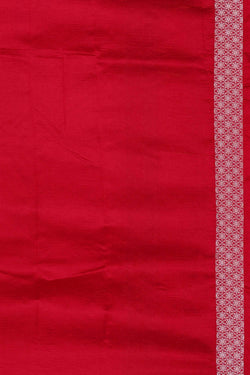 Image of Banarasi Chiniya Silk Red Saree