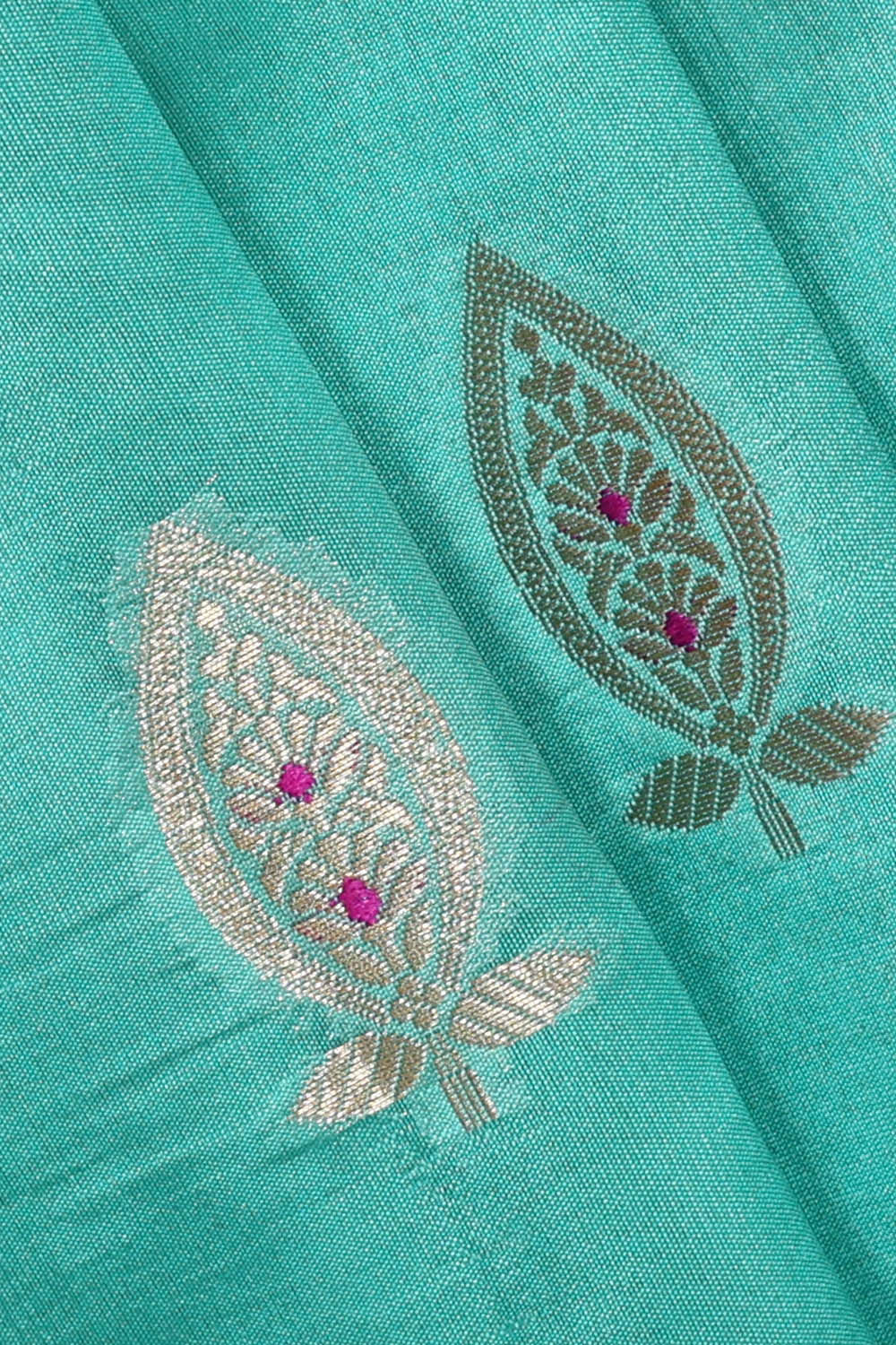 Banarasi Chiniya Silk Sky Blue Saree