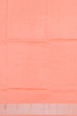 Image of Banarasi Chiniya Silk Peach Saree