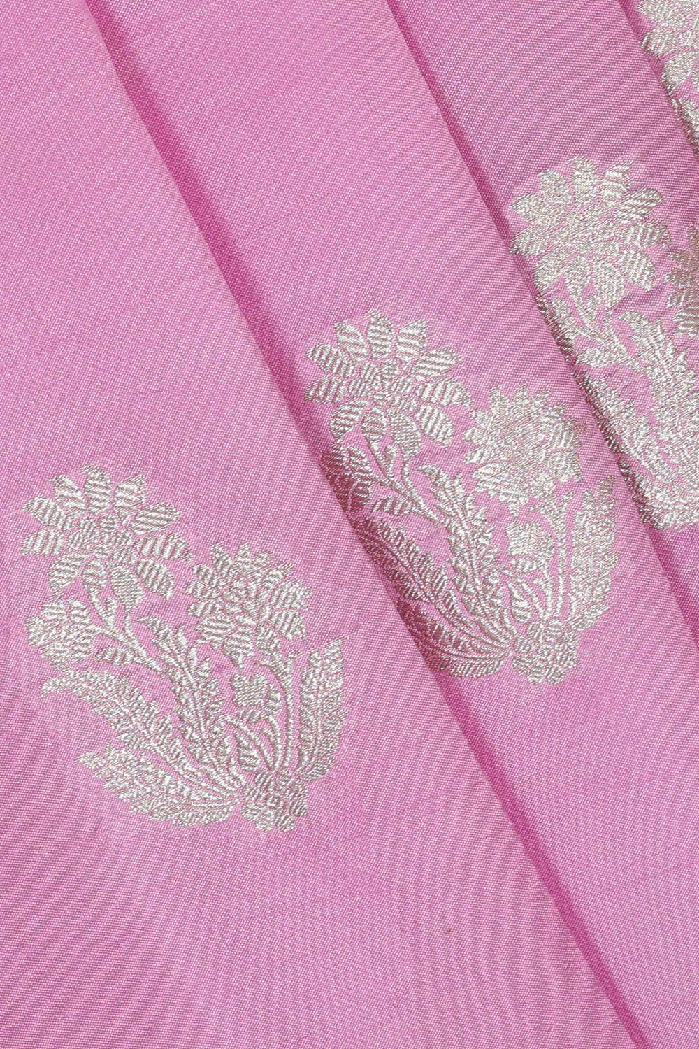 Banarasi Chiniya Silk Lavender Pink Saree