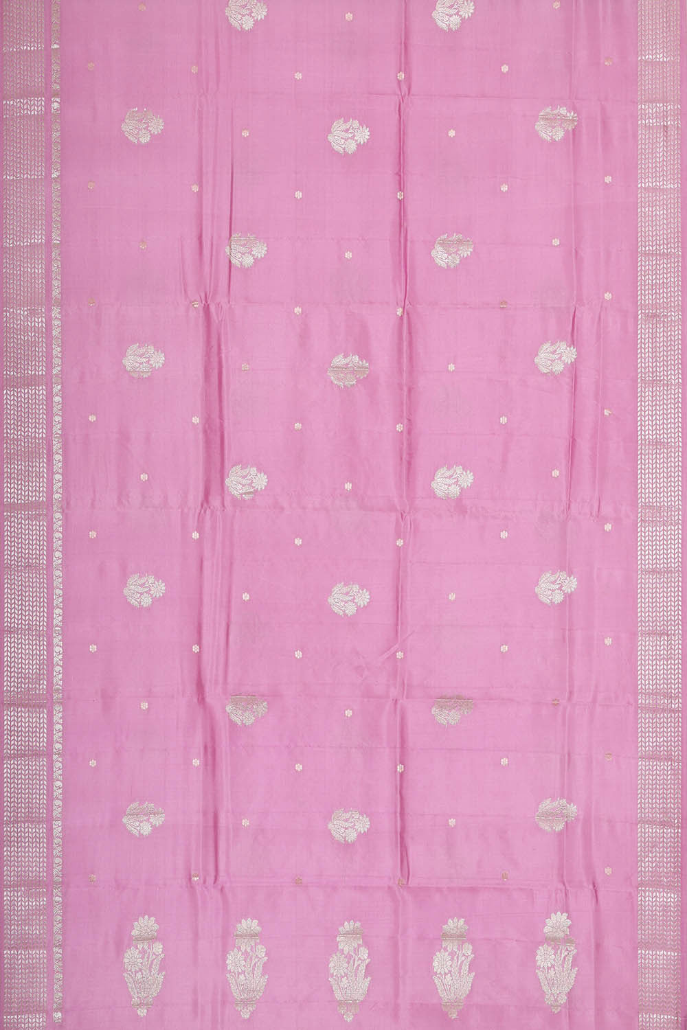 Banarasi Chiniya Silk Lavender Pink Saree