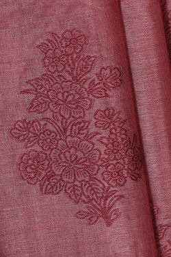 Image of Banarasi Tussar Onion Pink Saree