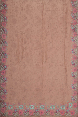 Image of Banarasi Kora Dull Peach Saree