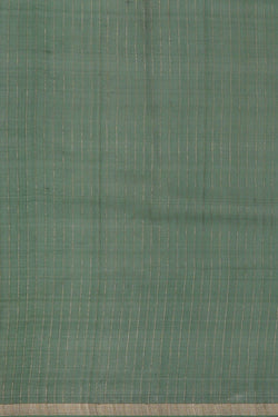 Image of Banarasi Kora Bottle Green Saree